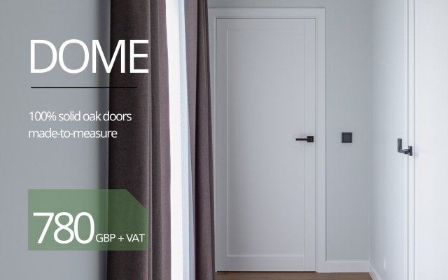 DOME: MADE-TO-MEASURE 100% SOLID OAK DOORS
