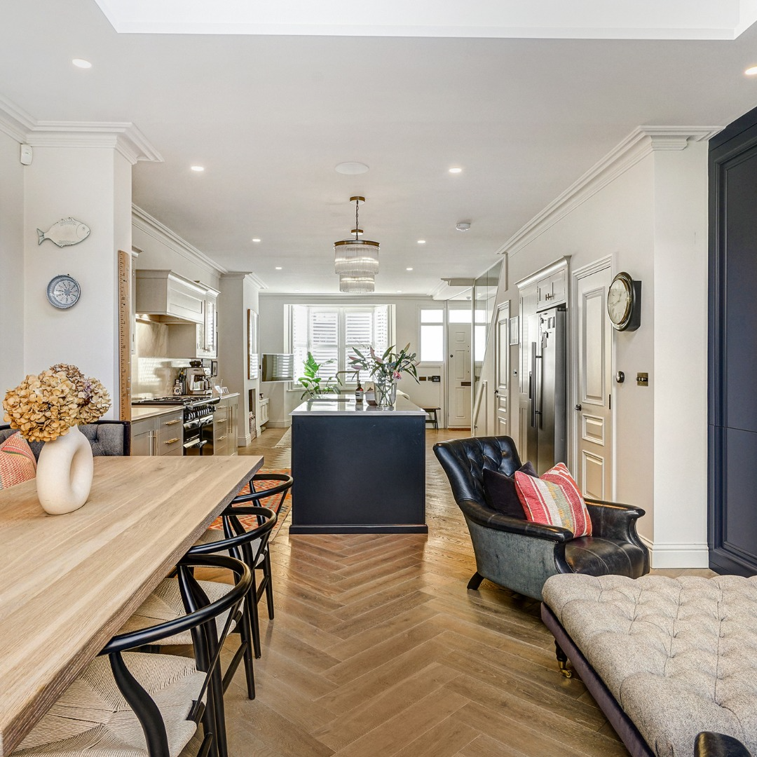 herringbone wood flooring